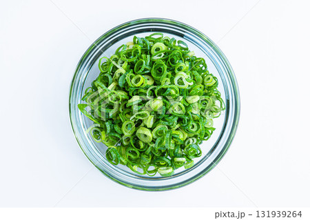 刻みねぎ 白背景 刻みねぎ 白背景 131939264