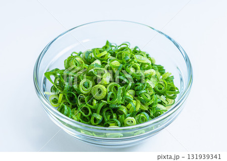 刻みねぎ 白背景 刻みねぎ 白背景 131939341