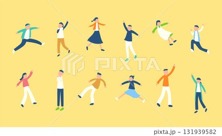 ポイントに使える人々のイラスト ポイントに使える人々のイラスト 131939582