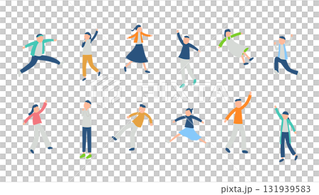 可以用於積分的人物插圖 131939583