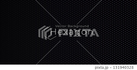 Black Hexagonal Background, Grey Hexagon Pattern, Dark Hex Wallpaper, Honeycomb Neo Material, Graphite Carbon Texture, Futuristic Perforated Surface, Abstract Geometric Backdrop. Vector Illustration Black Hexagonal Background, Grey Hexagon Pattern, Dark Hex Wallpaper, Honeycomb Neo Material, Graphite Carbon Texture, Futuristic Perforated Surface, Abstract Geometric Backdrop. Vector Illustration 131940328