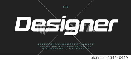 Dynamic rounded alphabet, energetic modern font, bold italic letters for sport title, race headline, game text, tech startup logo. Contemporary typography, esport typographic design. Vector typeset 131940439