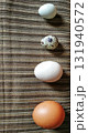 Arrangement of eggs as symbol of growth, abundance, prosperity, success, togetherness etc 131940572