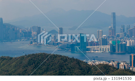 Oct 4 2022 Tranquil Waterscape of Port Shelter Hong Kong Oct 4 2022 Tranquil Waterscape of Port Shelter Hong Kong 131941530