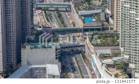 Oct 4 2025 Busy Urban Street Scene on Po Yap Road 131941577