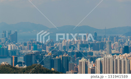 Oct 4 2022 Bustling Urban Life in Kowloon Hong Kong Oct 4 2022 Bustling Urban Life in Kowloon Hong Kong 131941589
