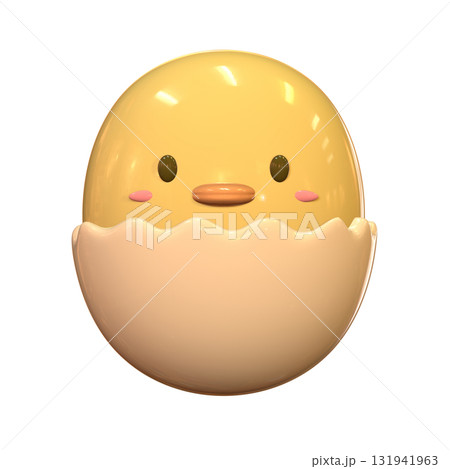 卵の殻から顔を出すかわいいヒヨコの3Dイラスト|ヒヨコ, 卵, キャラクター, かわいい 卵の殻から顔を出すかわいいヒヨコの3Dイラスト|ヒヨコ, 卵, キャラクター, かわいい 131941963