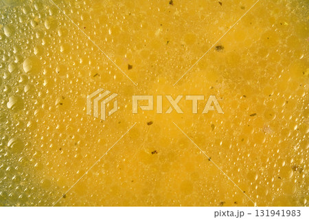 Broth Surface Close-up 131941983