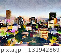 Watercolor｜Phnom Penh Night Cityscape and Urban Vi 131942869