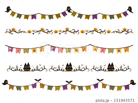 素材-ハロウィンガーランド2025-2ベク 131943571