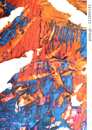 Thick abstract flowing color abstract paint splatters and splashes heavy brush strokes background Thick abstract flowing color abstract paint splatters and splashes heavy brush strokes background 131945143