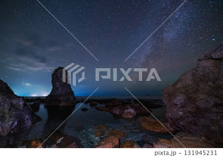須賀無田海岸の星空 131945231