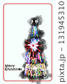 a neon light christmas tree 131945310