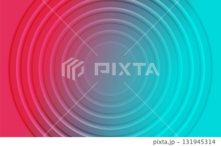 Blue and red minimal circles abstract luminous tech background Blue and red minimal circles abstract luminous tech background 131945314