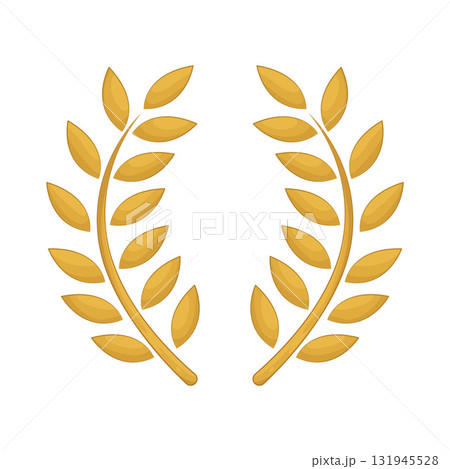 Illustration of laurel wreath Illustration of laurel wreath 131945528