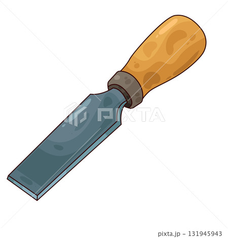 illustration of chisel illustration of chisel 131945943