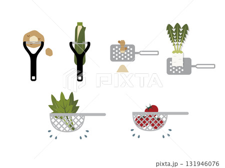 野菜の調理 131946076