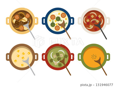 煮込み料理とスープ 煮込み料理とスープ 131946077