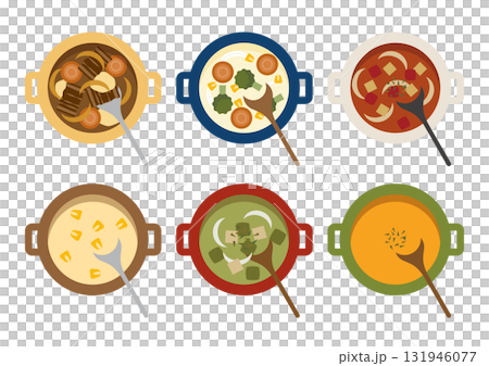 煮込み料理とスープ 煮込み料理とスープ 131946077