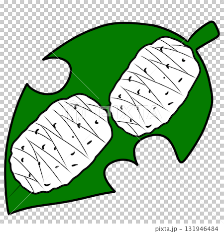 繭　虫　シンプル 131946484