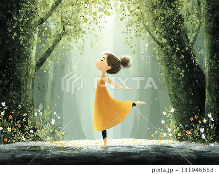 美優シリーズ：癒しの緑、美優が森と調和するデザイン 131946688