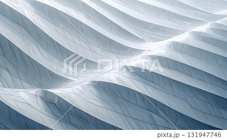 ラインが波打つテクスチャー 131947746