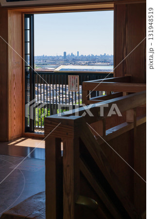 小牧山城、展望室からの眺め〈愛知県小牧市〉 131948519