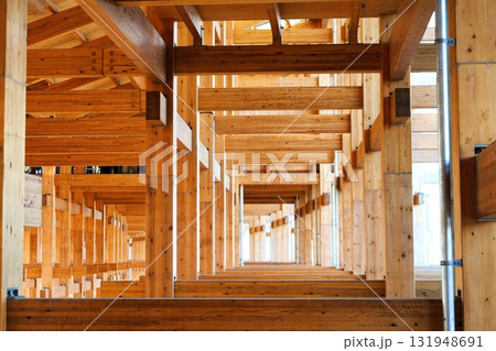 大阪関西万博の大屋根リング 131948691