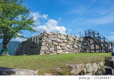 雲海の城 竹田城 天守台 雲海の城 竹田城 天守台 131948847