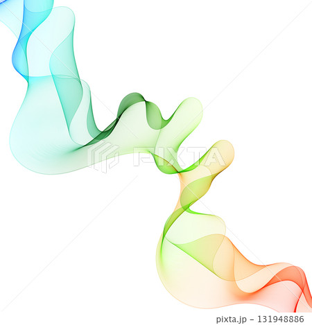 Abstract line of gradient color spectrum flowing diagonally. Eps 10 Abstract line of gradient color spectrum flowing diagonally. Eps 10 131948886
