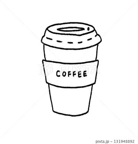 テイクアウトのコーヒー　イラスト 131948892