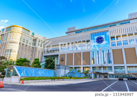 北海道　札幌市　早朝の札幌駅 131948997