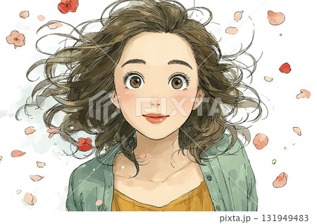 美優シリーズ：淡いピンク、安らぎの美優 131949483