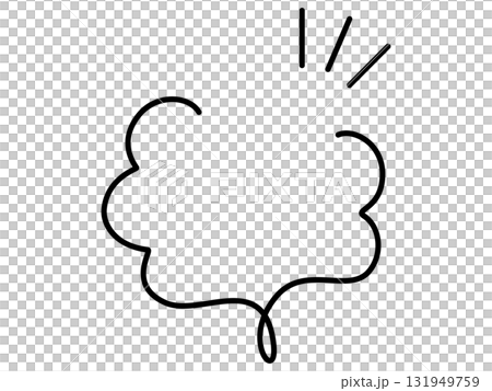 Simple speech bubble monotone Simple speech bubble monotone 131949759