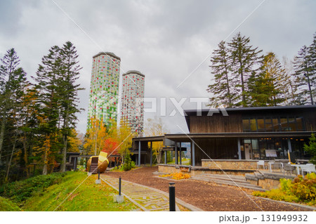 トマムの風景とツインタワー 131949932