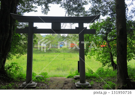 小湊鐵道「飯給駅と神社の鳥居」 131950716