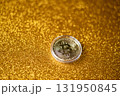 Bitcoin virtual money and fiat money coins euro 131950845