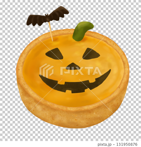 南瓜燈風格的萬聖節南瓜塔插圖 南瓜燈風格的萬聖節南瓜塔插圖 131950876