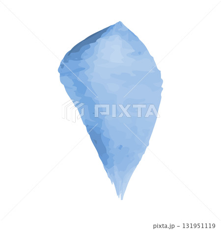 Isolated abstract vector illustration features a single light blue petal with watercolor texture. This element can be used in various nature conservation projects. Isolated abstract vector illustration features a single light blue petal with watercolor texture. This element can be used in various nature conservation projects. 131951119