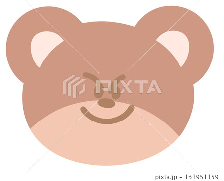Illustration of teddy bear mean expression for cartoon character, comic, pet shop, vet, emoji, mood, emotion, emotion, feeling, zoo, souvenir shop, pin, animal brooch, sticker, icon, bear face shape Illustration of teddy bear mean expression for cartoon character, comic, pet shop, vet, emoji, mood, emotion, emotion, feeling, zoo, souvenir shop, pin, animal brooch, sticker, icon, bear face shape 131951159