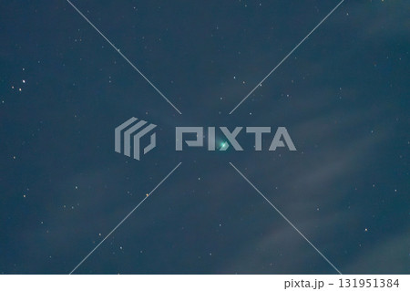 未明に現れたレモン彗星 131951384