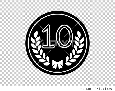 日本 10 日圓硬幣圖示單色 日本 10 日圓硬幣圖示單色 131951389