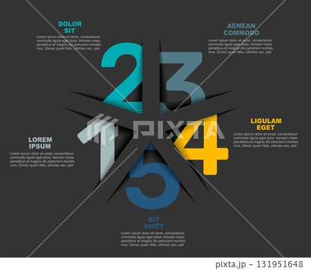 Infographic design template with place for your data. Vector illustration. 131951648