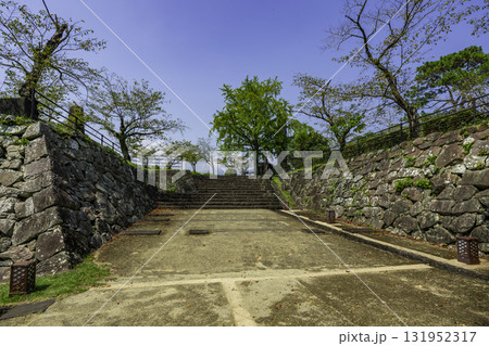 延岡城跡　二階門跡　宮崎県延岡市 131952317