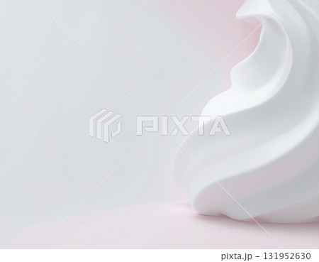 白いクリームの背景素材 131952630