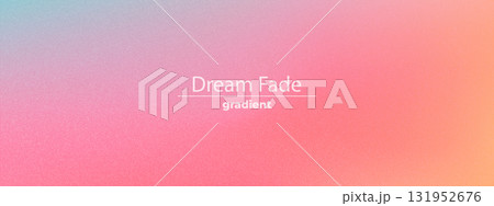 Soft pink gradient wallpaper. Grain particles and light gradation layers. Vector abstract background. Applied for cute bg or aesthetic candy theme design. 131952676