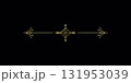 Gold Ink Line – 高級感のある雪の結晶ライン素材 9 131953039