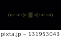 Gold Ink Line – 高級感のある雪の結晶ライン素材　12 131953043