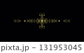 Gold Ink Line – 高級感のある雪の結晶ライン素材10 131953045