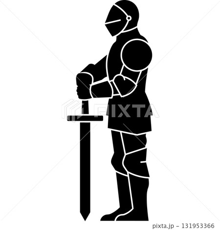 Fantasy Silhouette Icons Fantasy Silhouette Icons 131953366